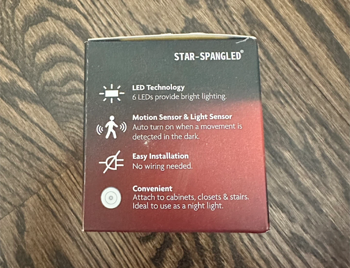 New STAR-SPANGLED 3-Pack Motion Sensor Lights - photo 4