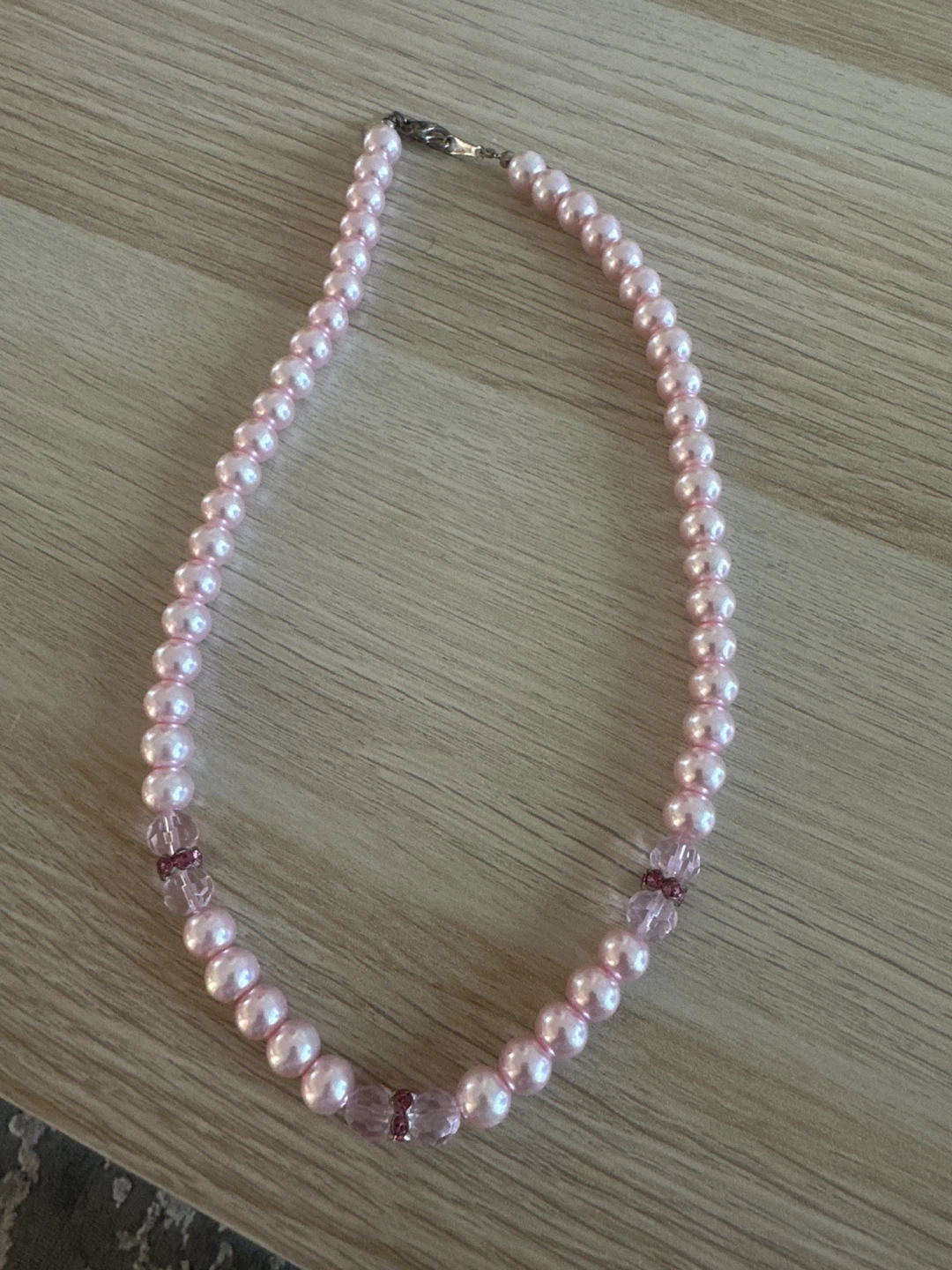 Pink Pearl Necklace