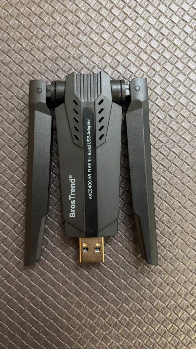 BrosTrend AX5E5400 Wi-Fi 6E USB Adapter – Tri-Band, High Speed