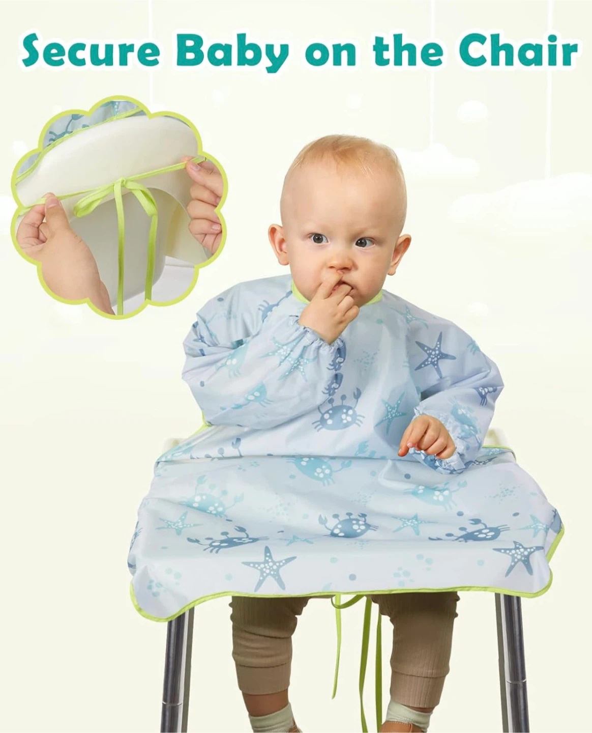 Coverall Baby Feeding Bib - New - photo 3