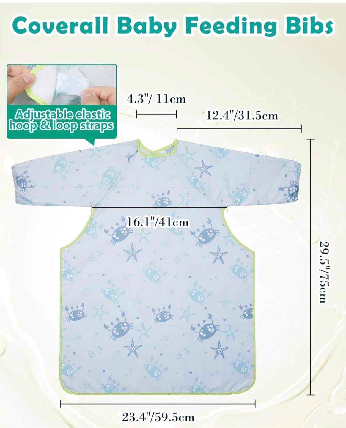 Coverall Baby Feeding Bib - New - photo 2