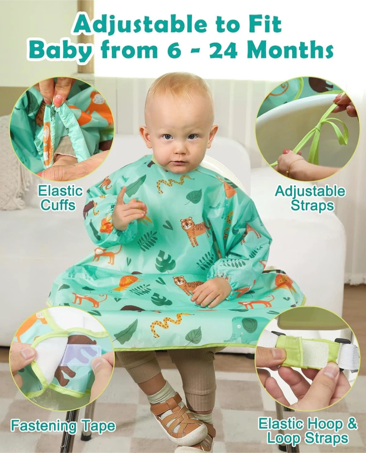 Coverall Baby Feeding Bib - New - photo 4