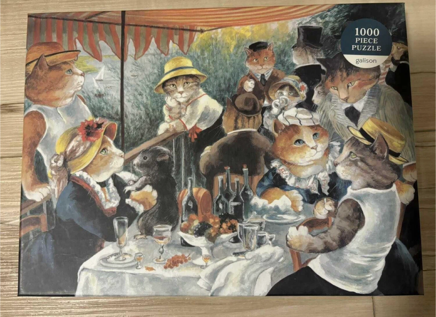 Luncheon of the Boating Party Puzzle For Sale - photo 4