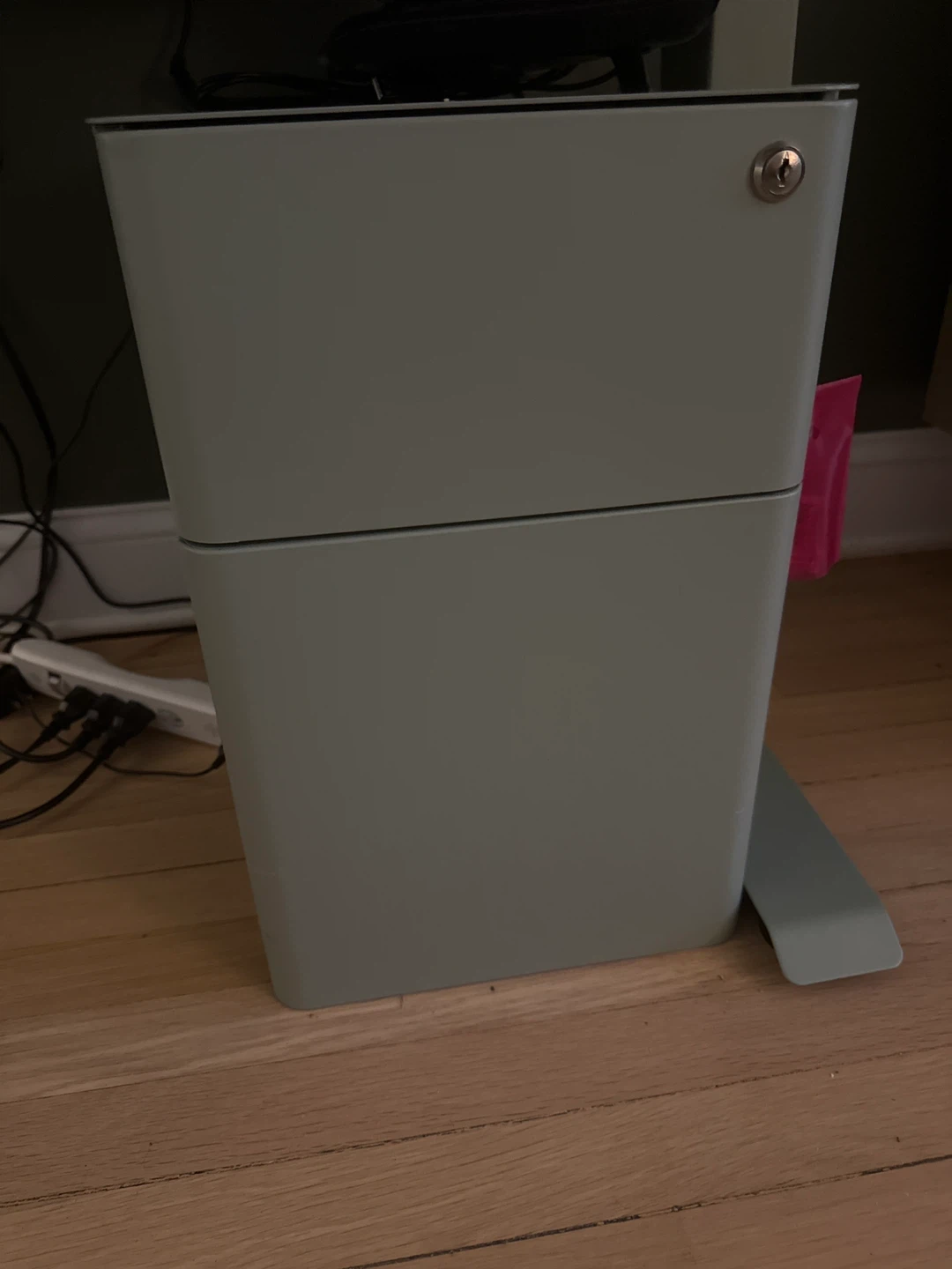 Branch 48” Adjustable Standing Desk - Light Wood & Green - photo 2