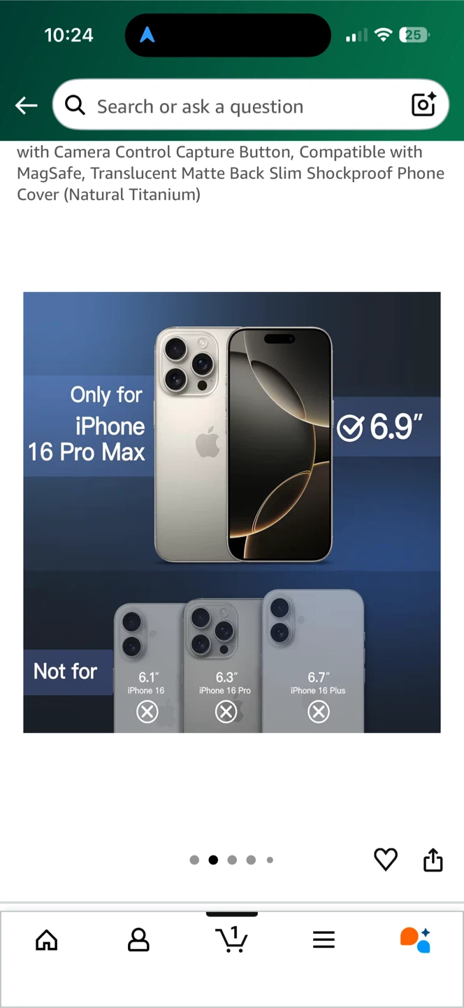 JETech Magnetic Case for iPhone 16 Pro Max - New - photo 5