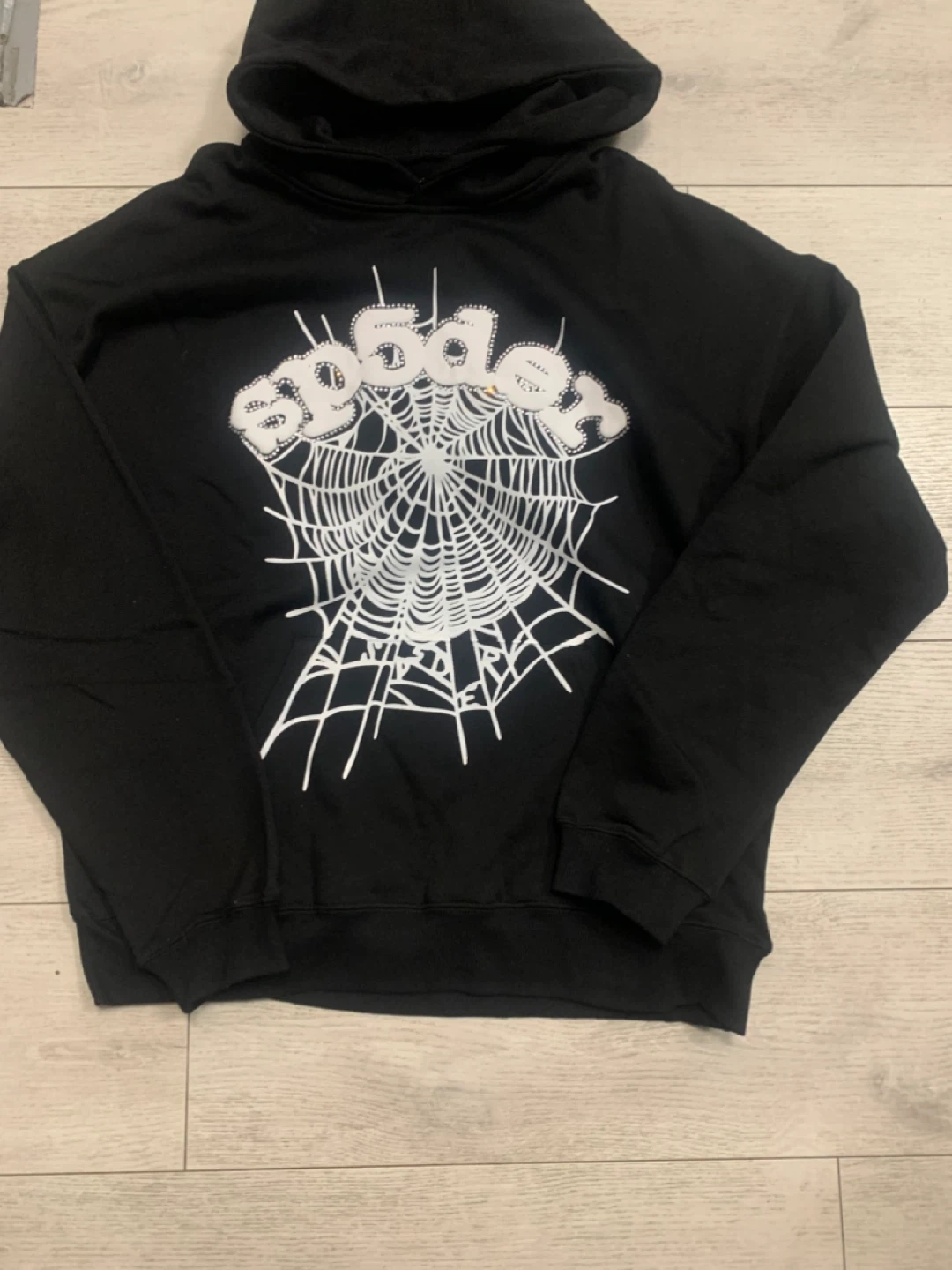 Spider Worldwide Black Hoodie - Size XL fits like L