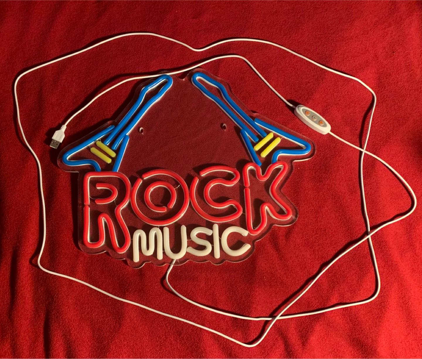 Rock Music Neon Sign - photo 2