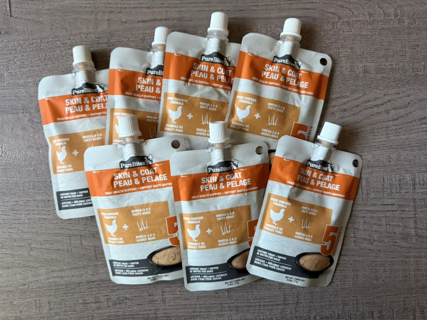 PureBites Skin & Coat Dog Treat Pouches - photo 2