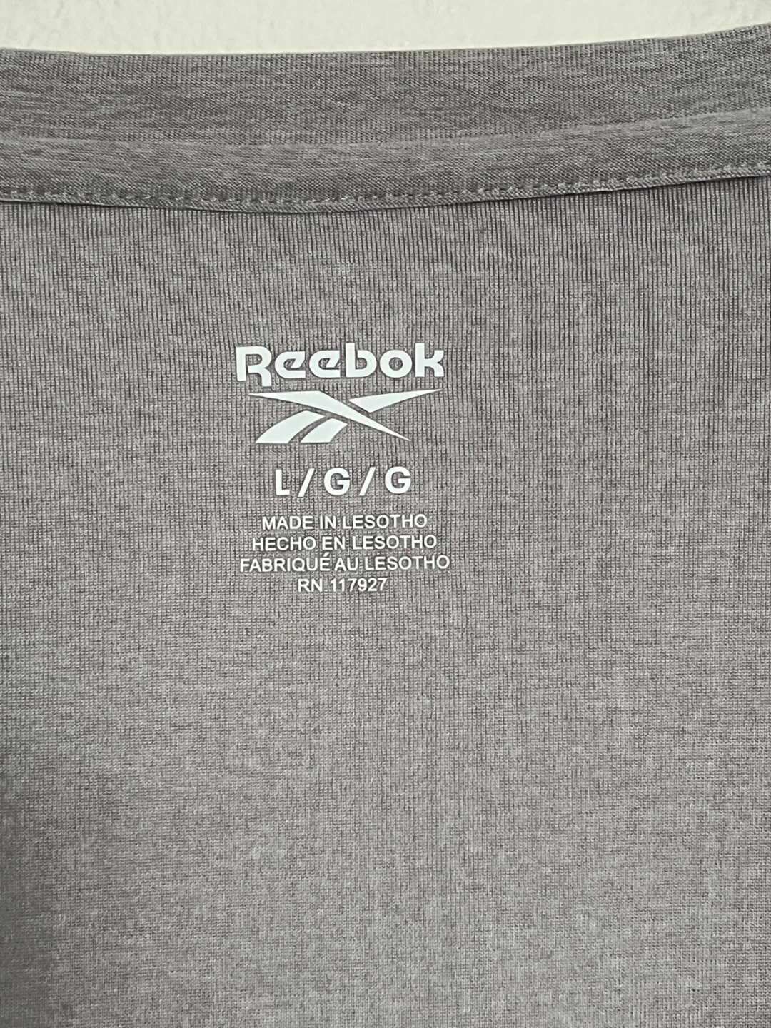 Reebok Grey T-Shirt - Size L - photo 4