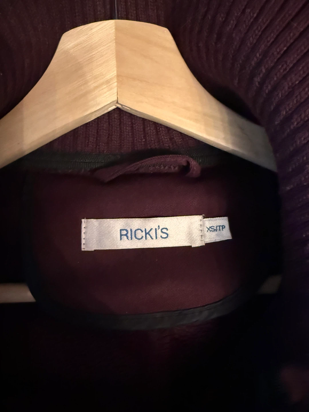 Ricki's XS Burgundy Coat - photo 2