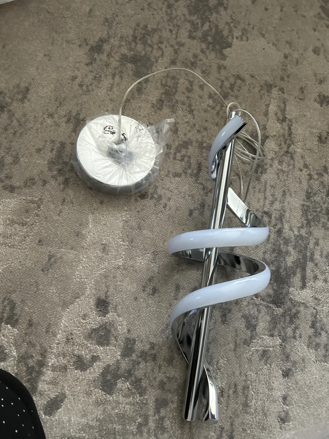 Modern Chrome LED Pendant Light