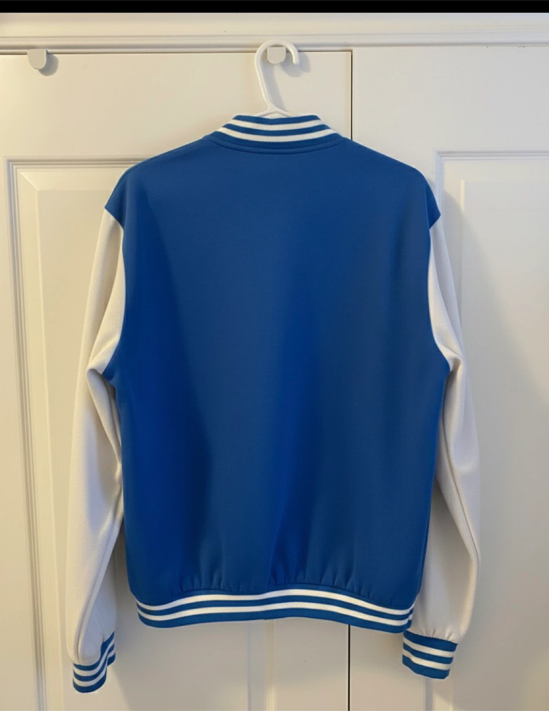 Men's Varsity Jacket - Blue & White - Size XL