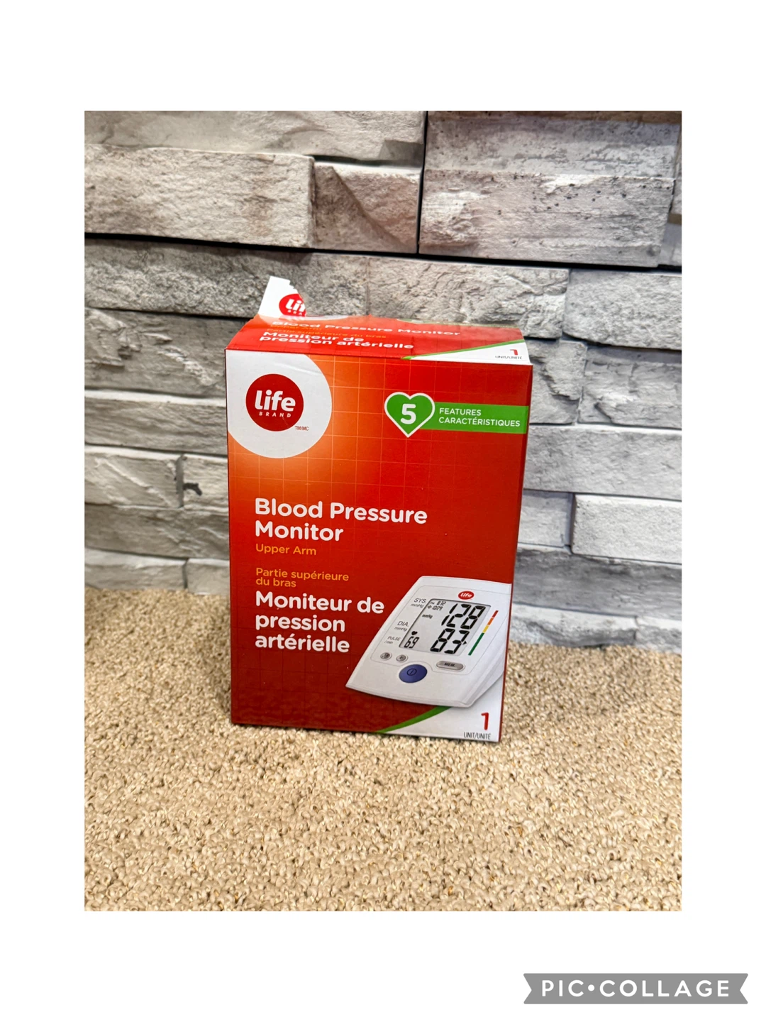 Life Brand Upper Arm Blood Pressure Monitor – Brand New