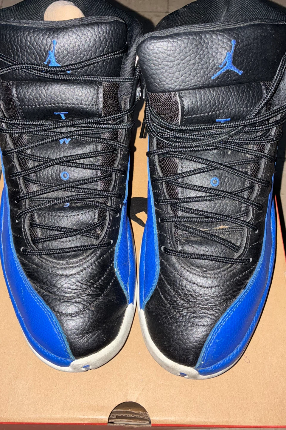 Wmns Air Jordan 12 Retro Black/Hyper Royal Size 12 - photo 2