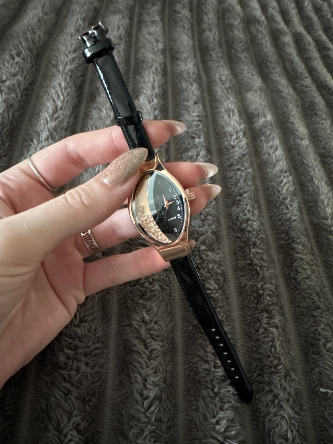 Ladies Quartz Watch - Black Band