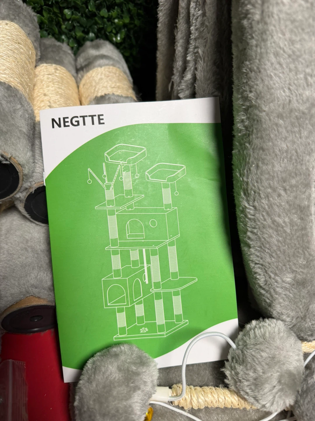 NEGTTE Cat Tree Tower - Grey - photo 4