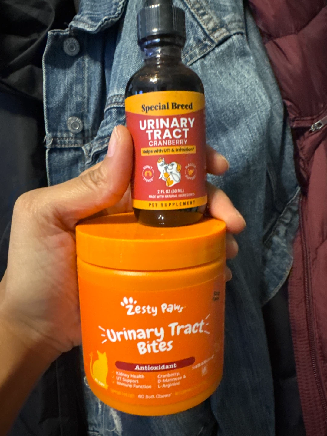 Special Breed & Zesty Paws Urinary Tract Supplements