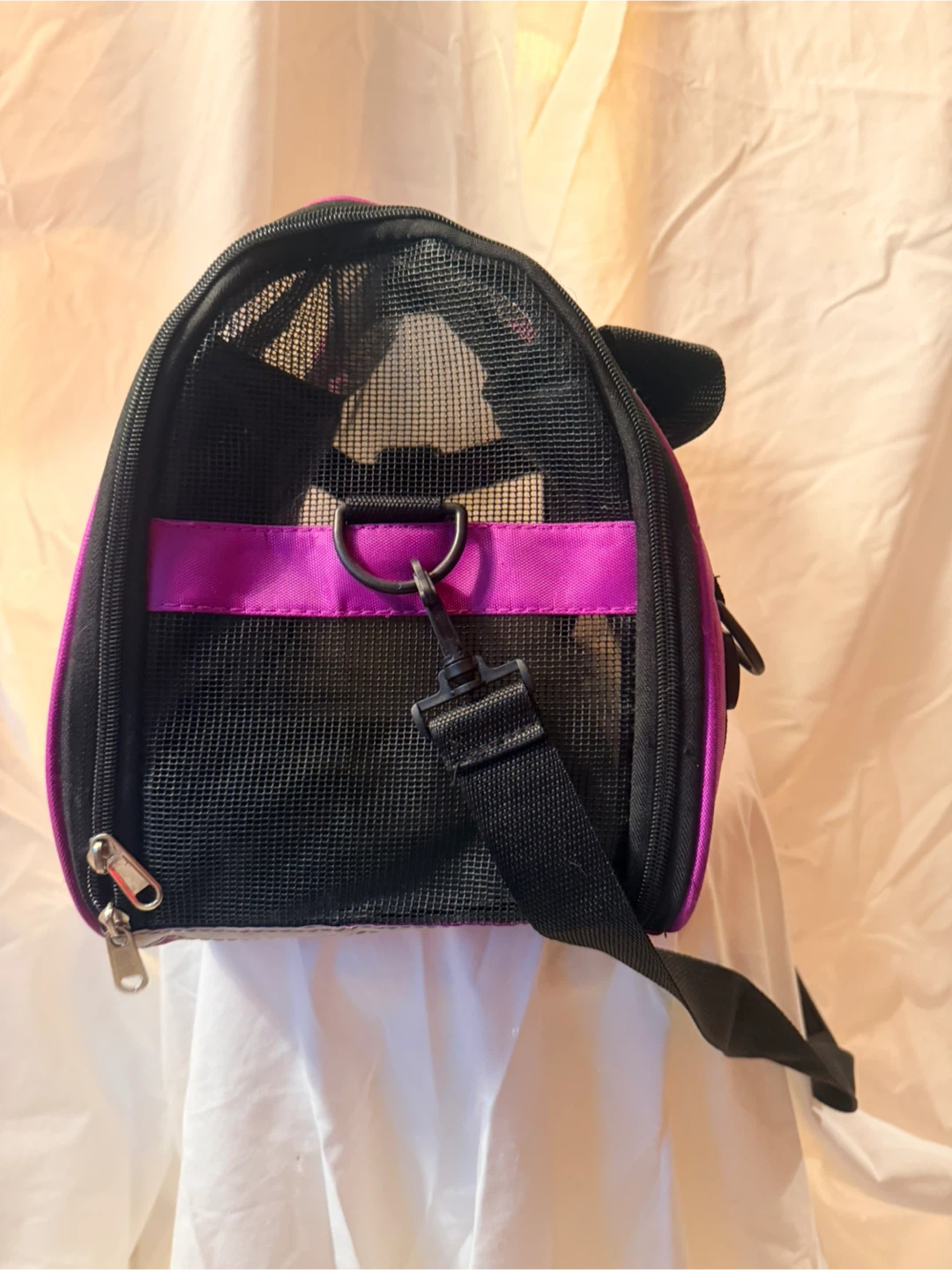 Purple & Black Pet Carrier - photo 4