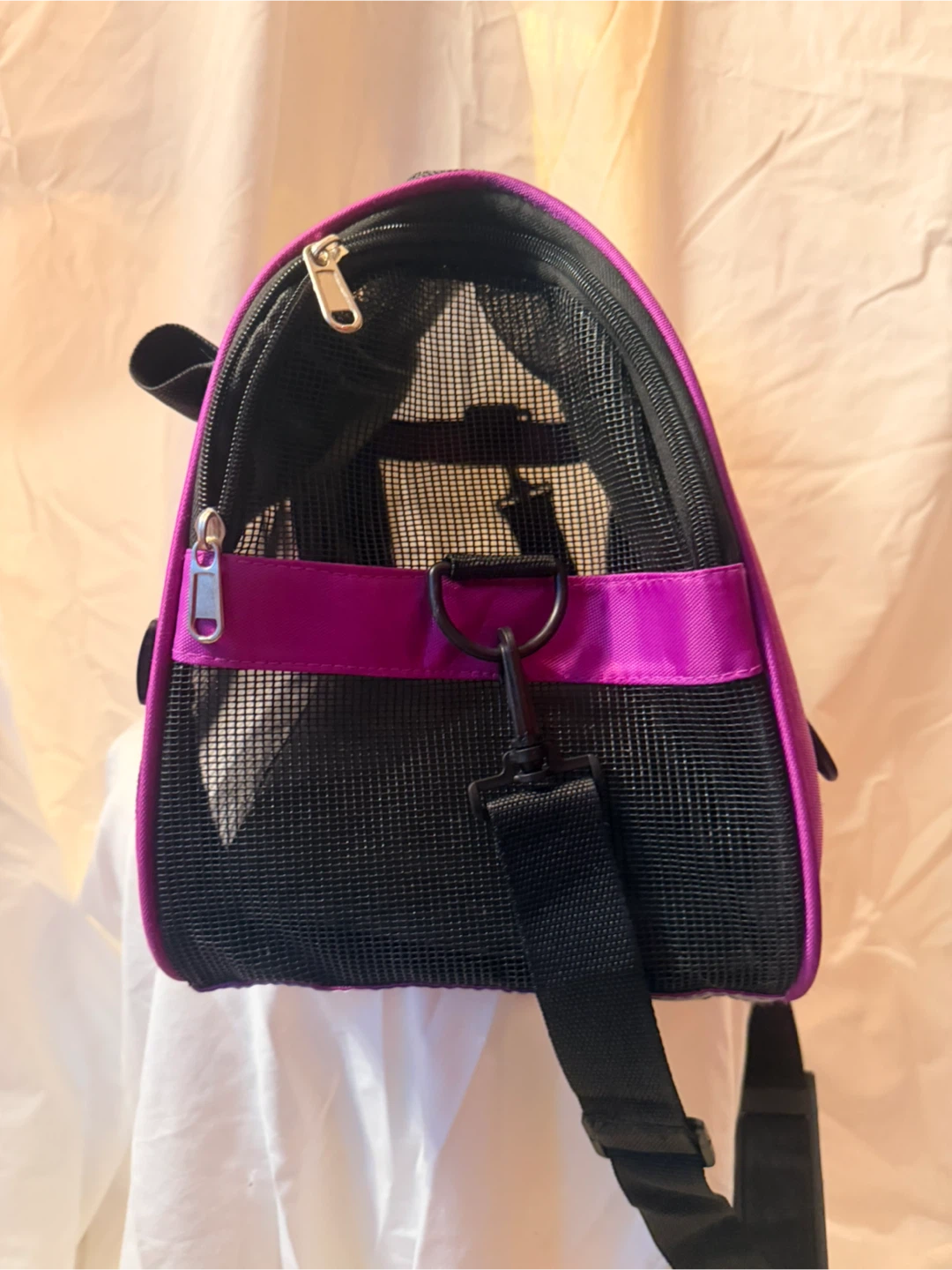 Purple & Black Pet Carrier - photo 3