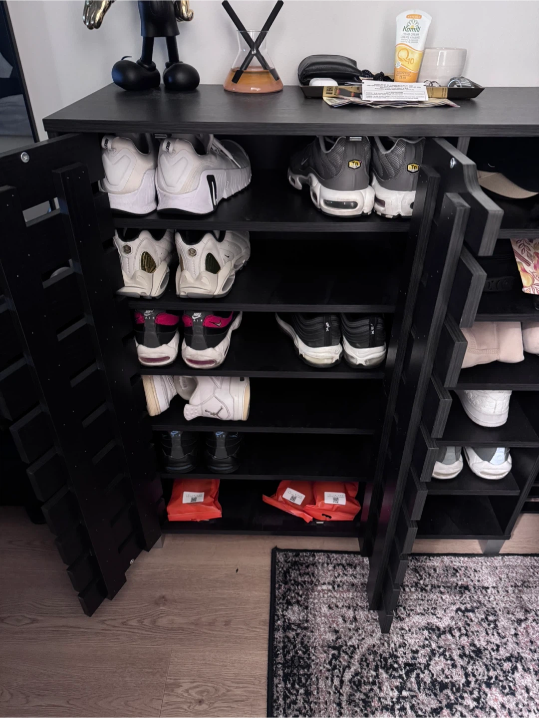 Black shoe cabinet - photo 3