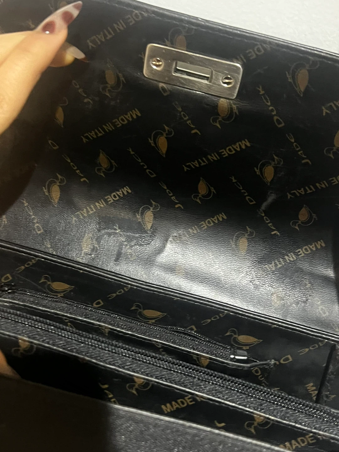 Jade Duck Black Shoulder Bag - photo 4