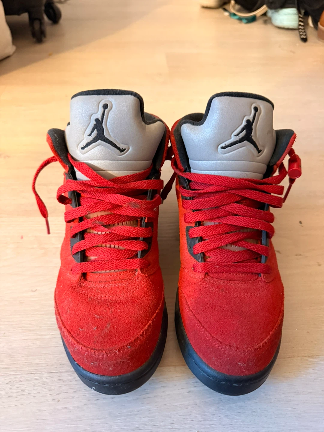 Air Jordan 5 Retro Raging Bull Red Suede