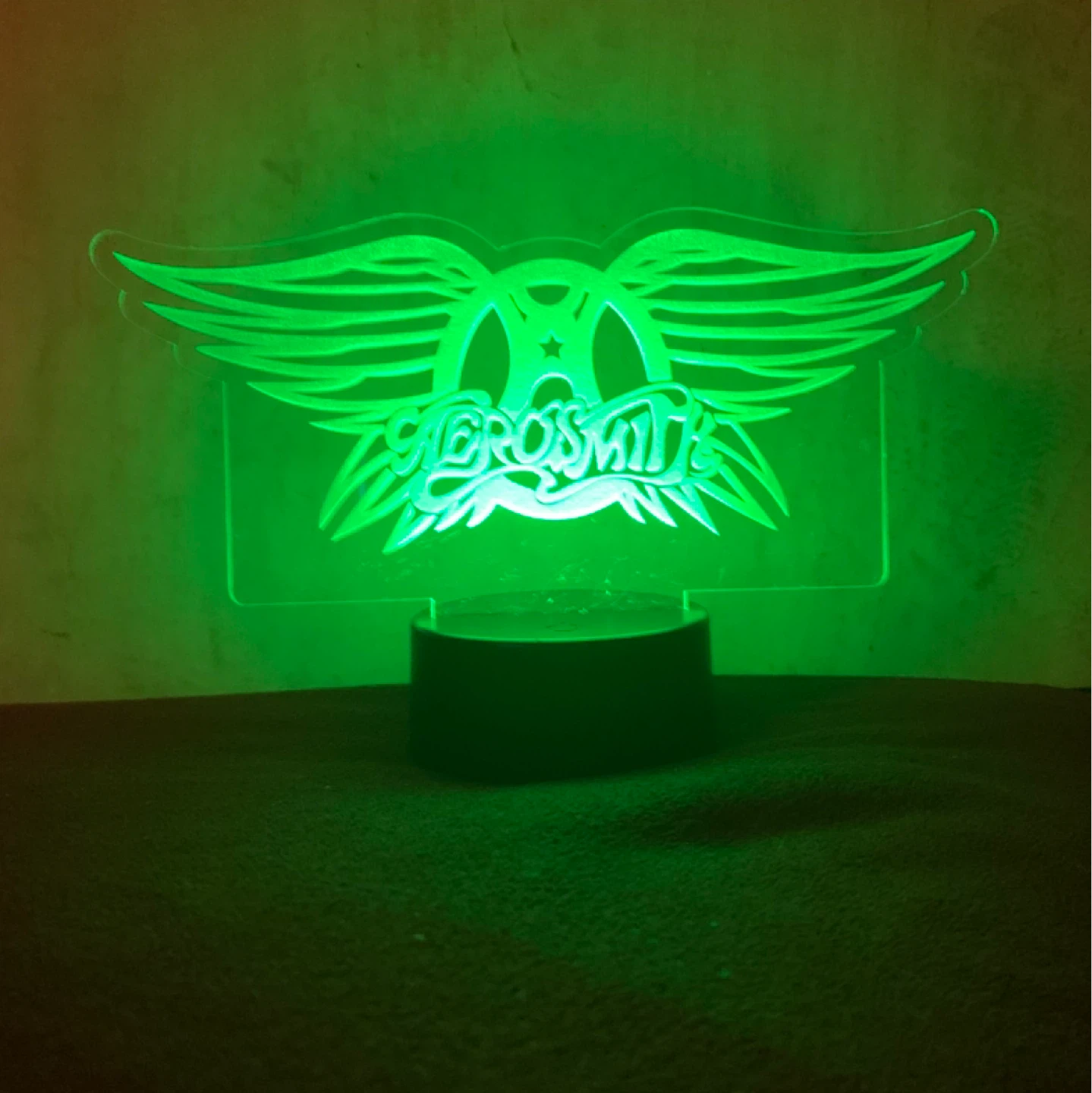 Aerosmith Logo Color Changing LED Desk Lamp