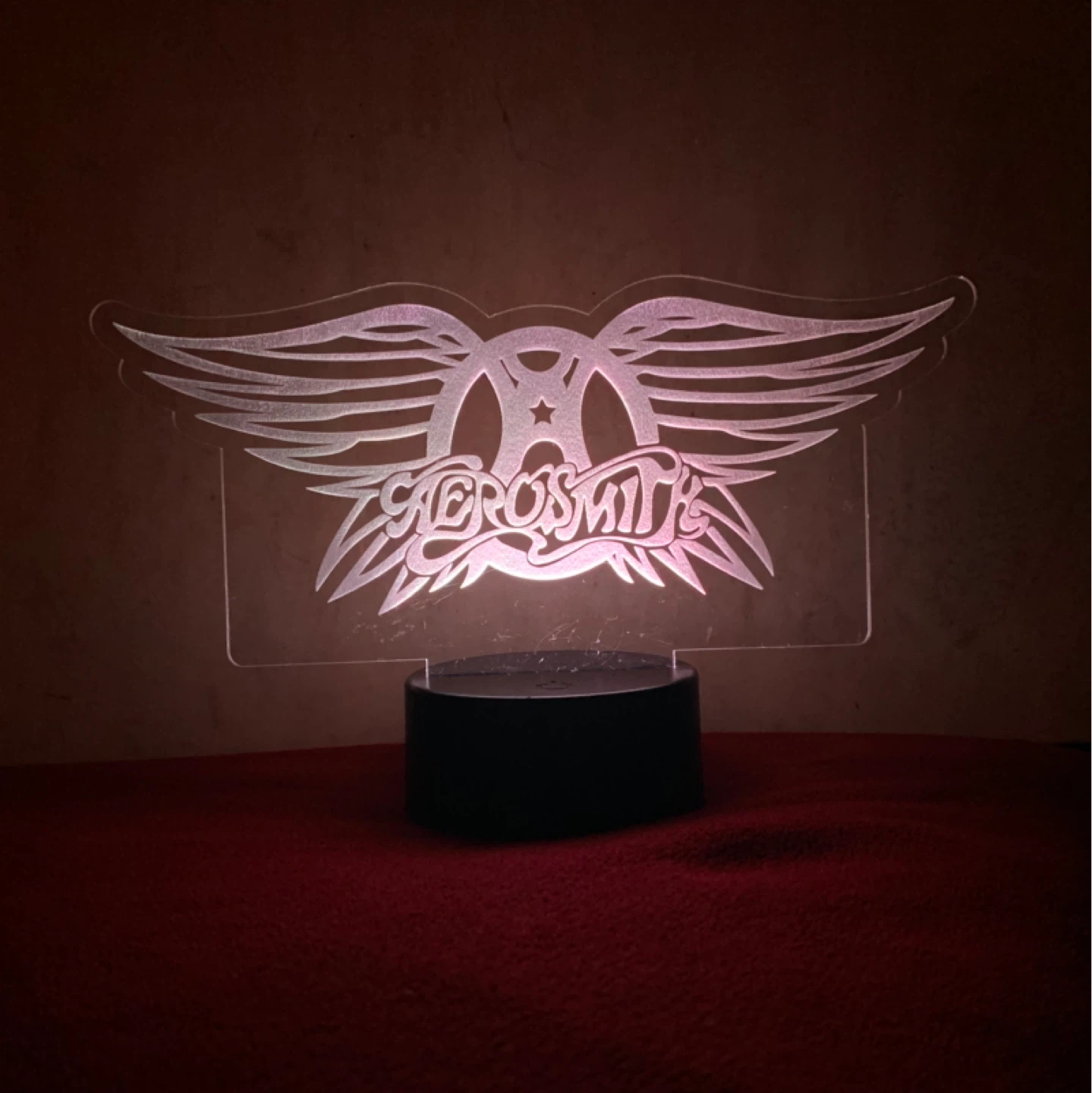 Aerosmith Logo Color Changing LED Desk Lamp - photo 3