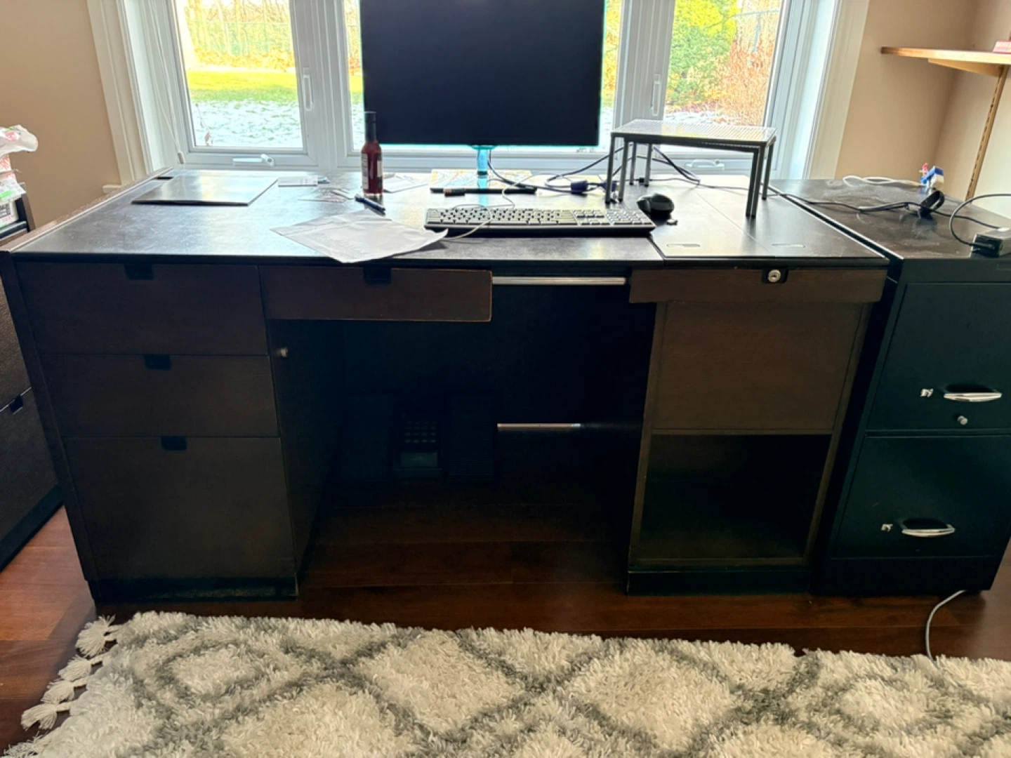 Office Desk with Drawers