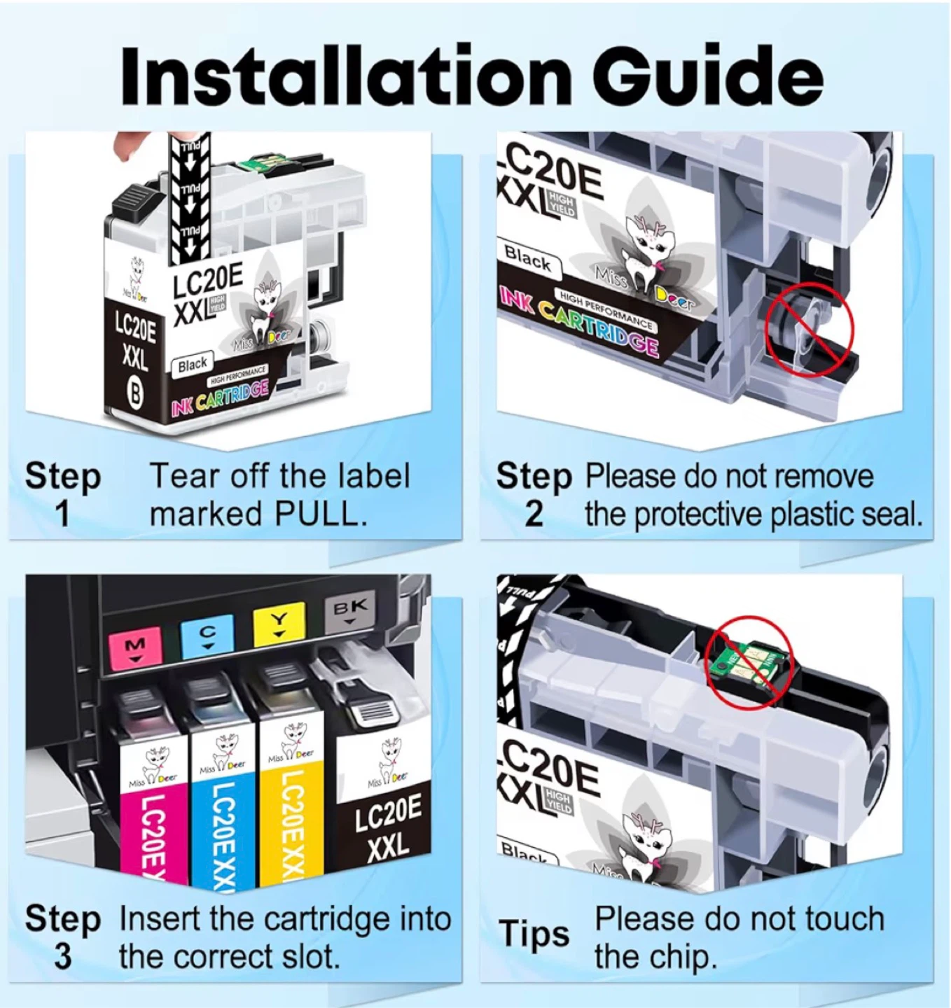 Miss Deer LC20E XXL Ink Cartridge 10 Pack - photo 4