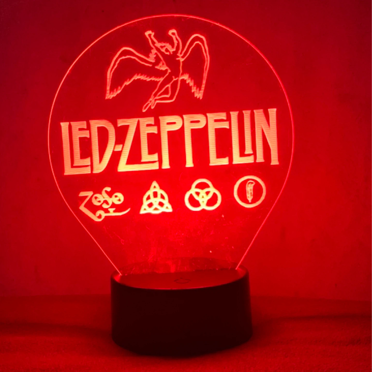 Led Zeppelin Color Changing LED Lamp - photo 4