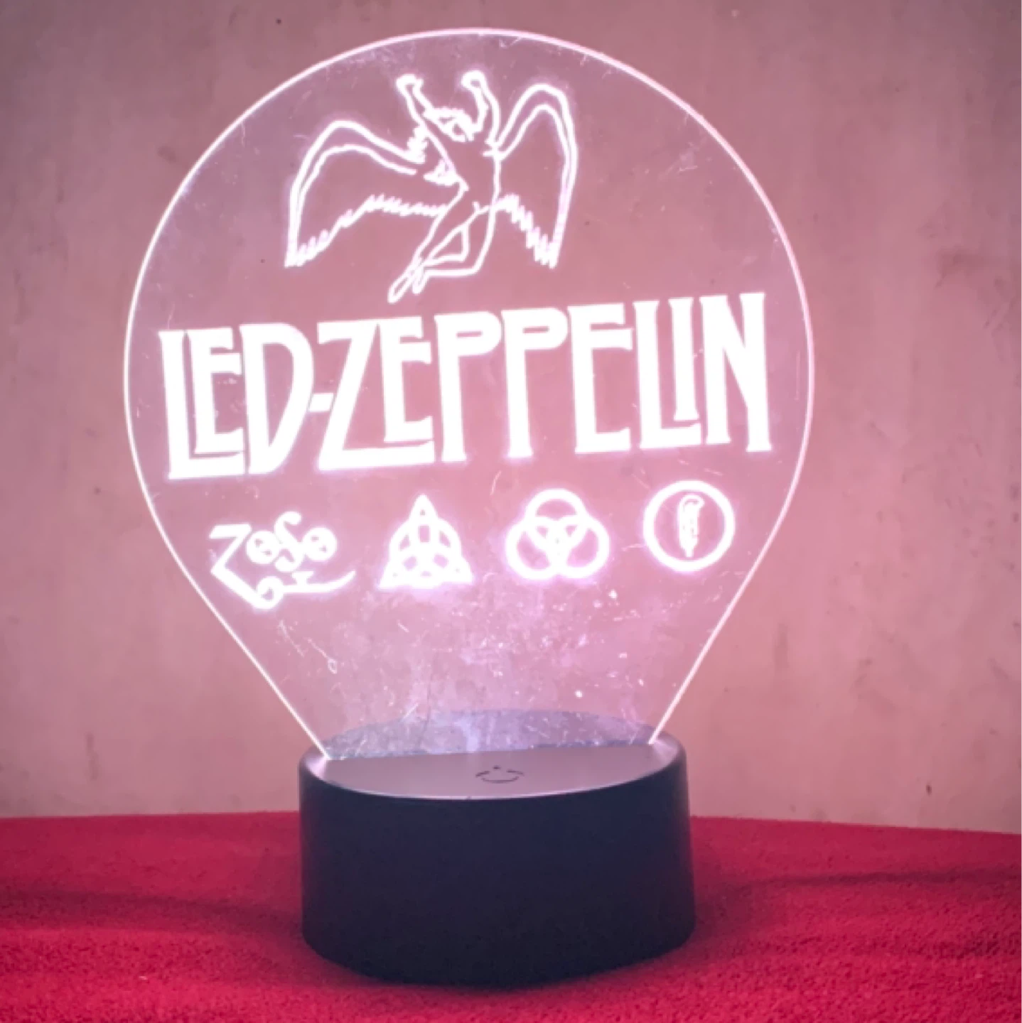 Led Zeppelin Color Changing LED Lamp - photo 5