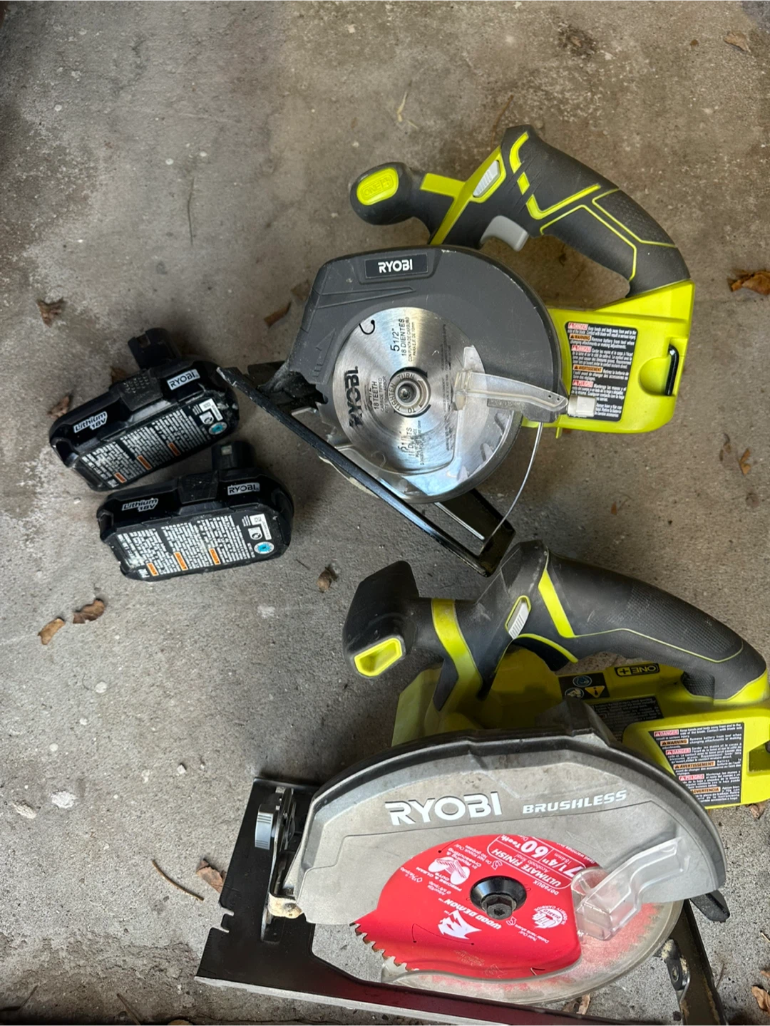 Ryobi Circular Saws with Batteries