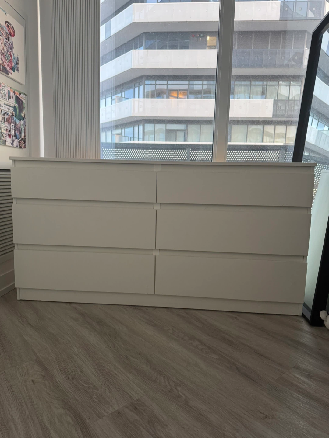 IKEA Hemnes White 6-Drawer Dresser