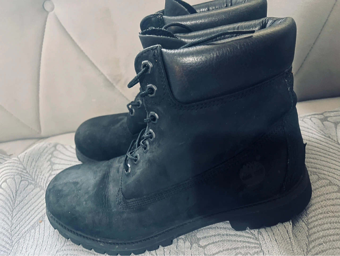 Timberland Black Boots Size 12M - photo 5