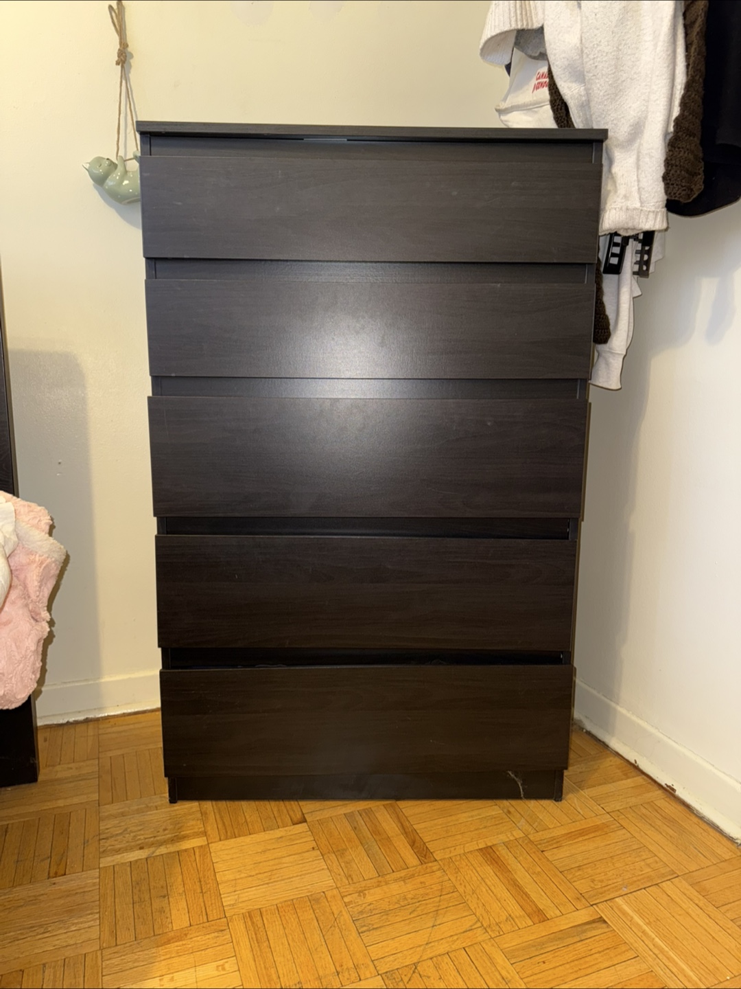 IKEA Malm 6-Drawer Dresser - Black/Brown - photo 3