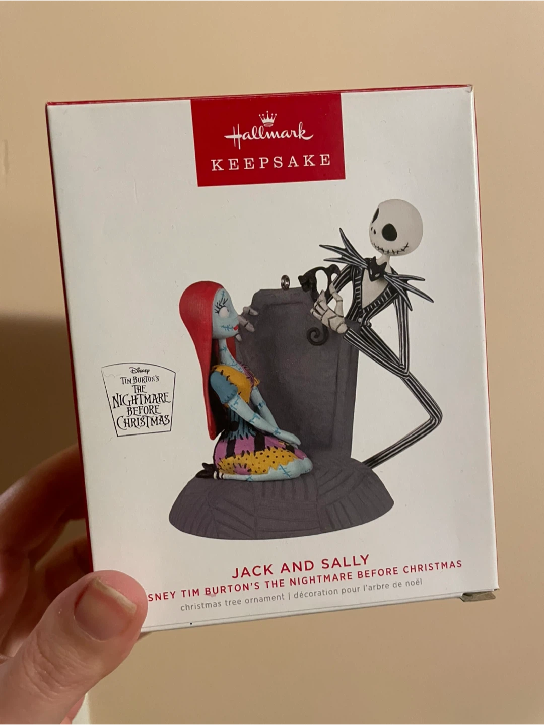 Jack and Sally ornament 2022