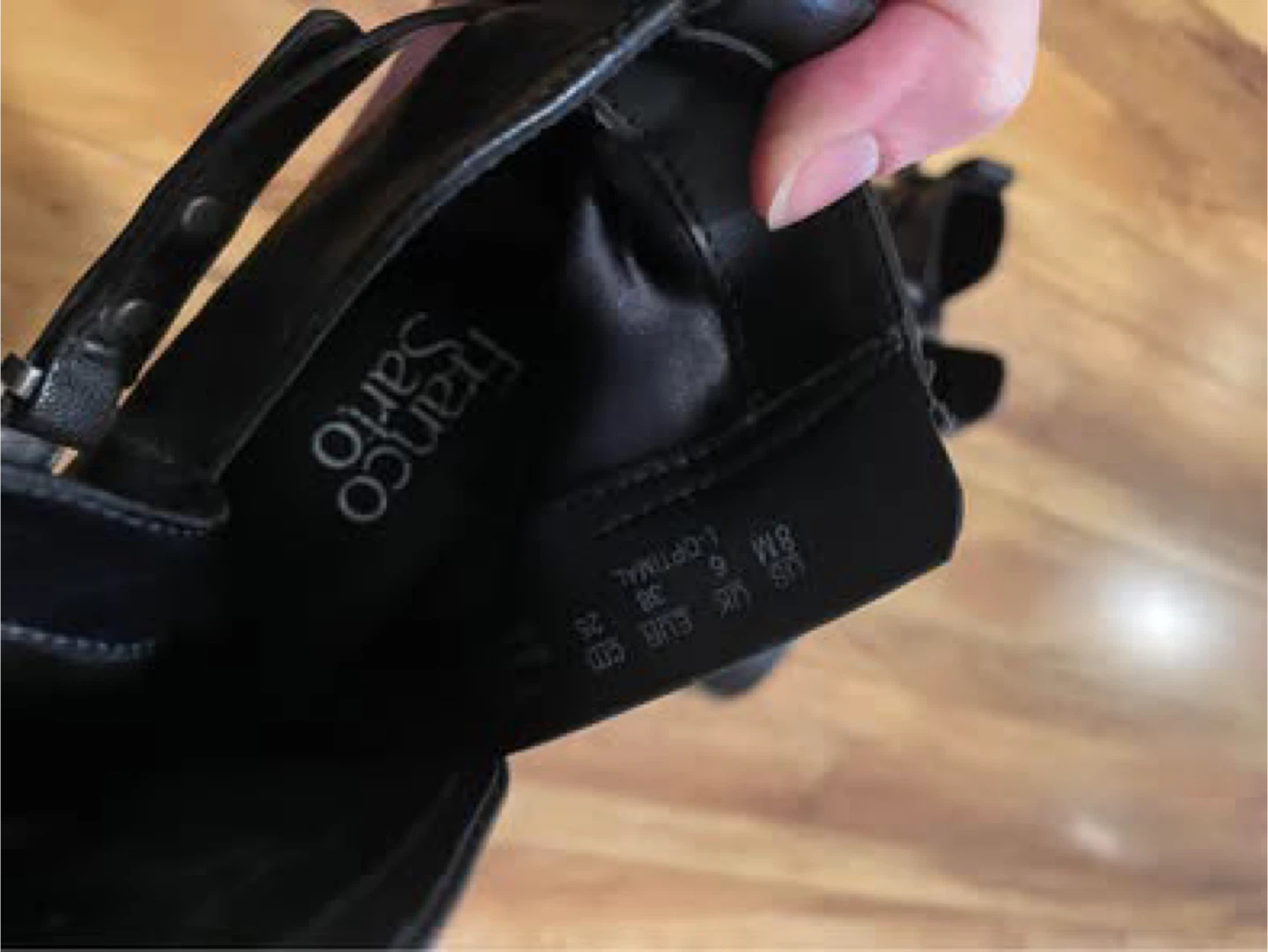 Black Leather Ankle Boots - Size 8 / Size 38 - photo 4