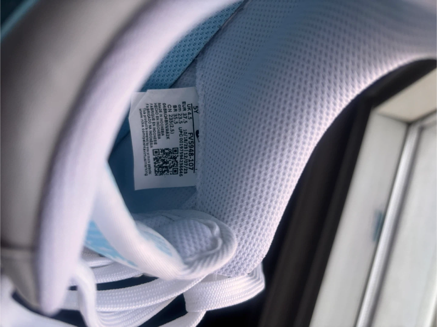 Nike Air Force 1 Sneakers - White & Blue - photo 3