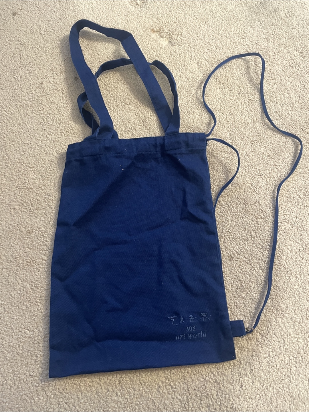 We Art Media Blue Tote Bag - photo 4
