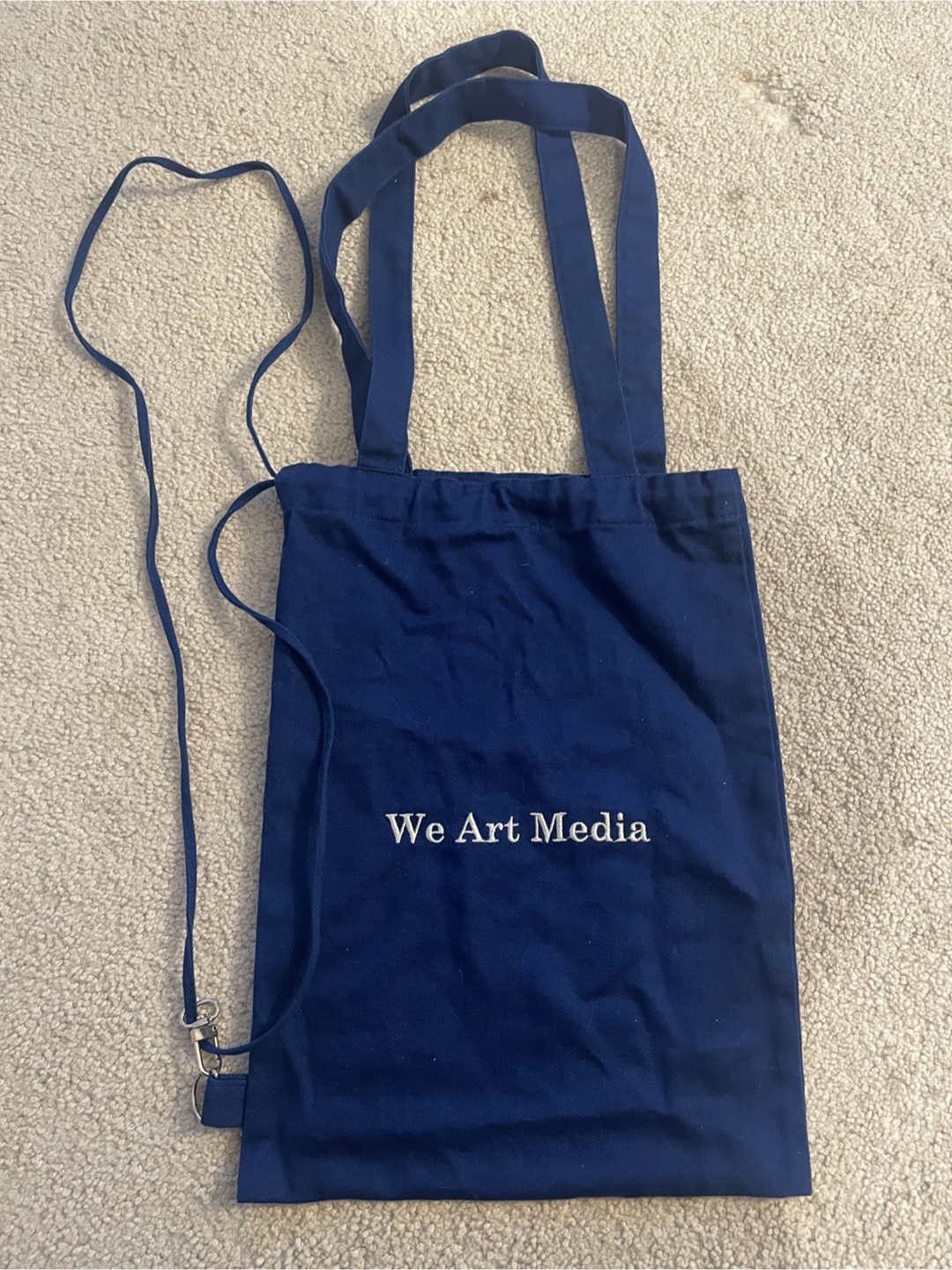 We Art Media Blue Tote Bag