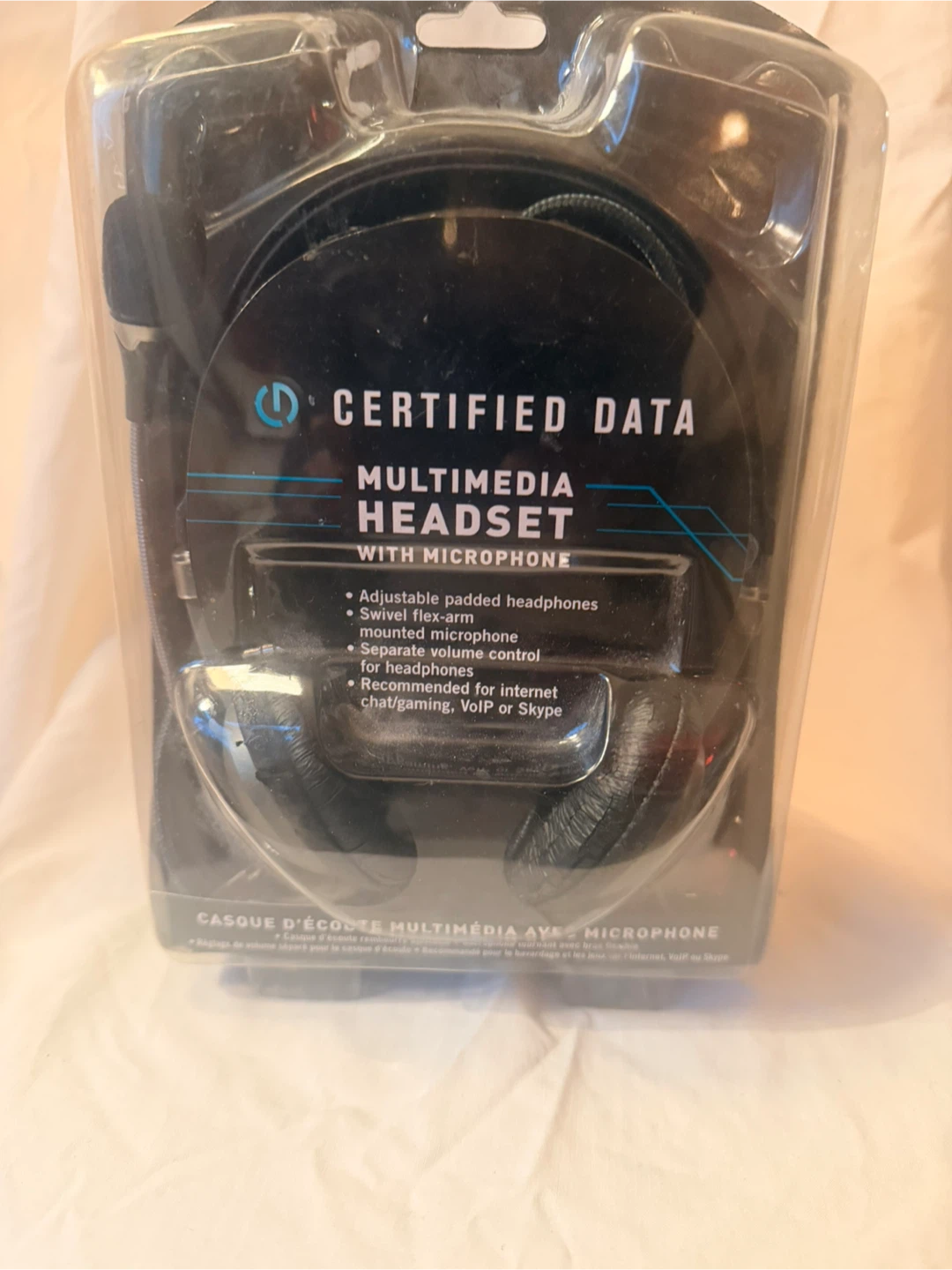 Certified Data Multimedia Headset - New in Box