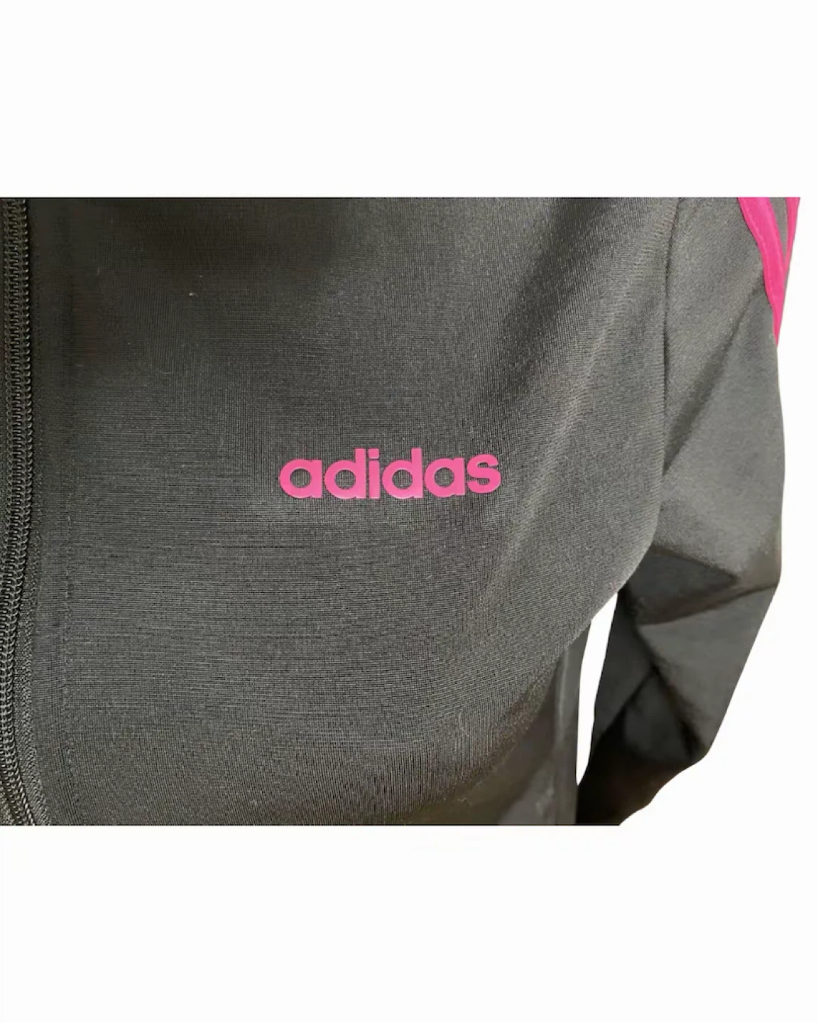 Adidas Black & Pink Track Jacket - photo 5