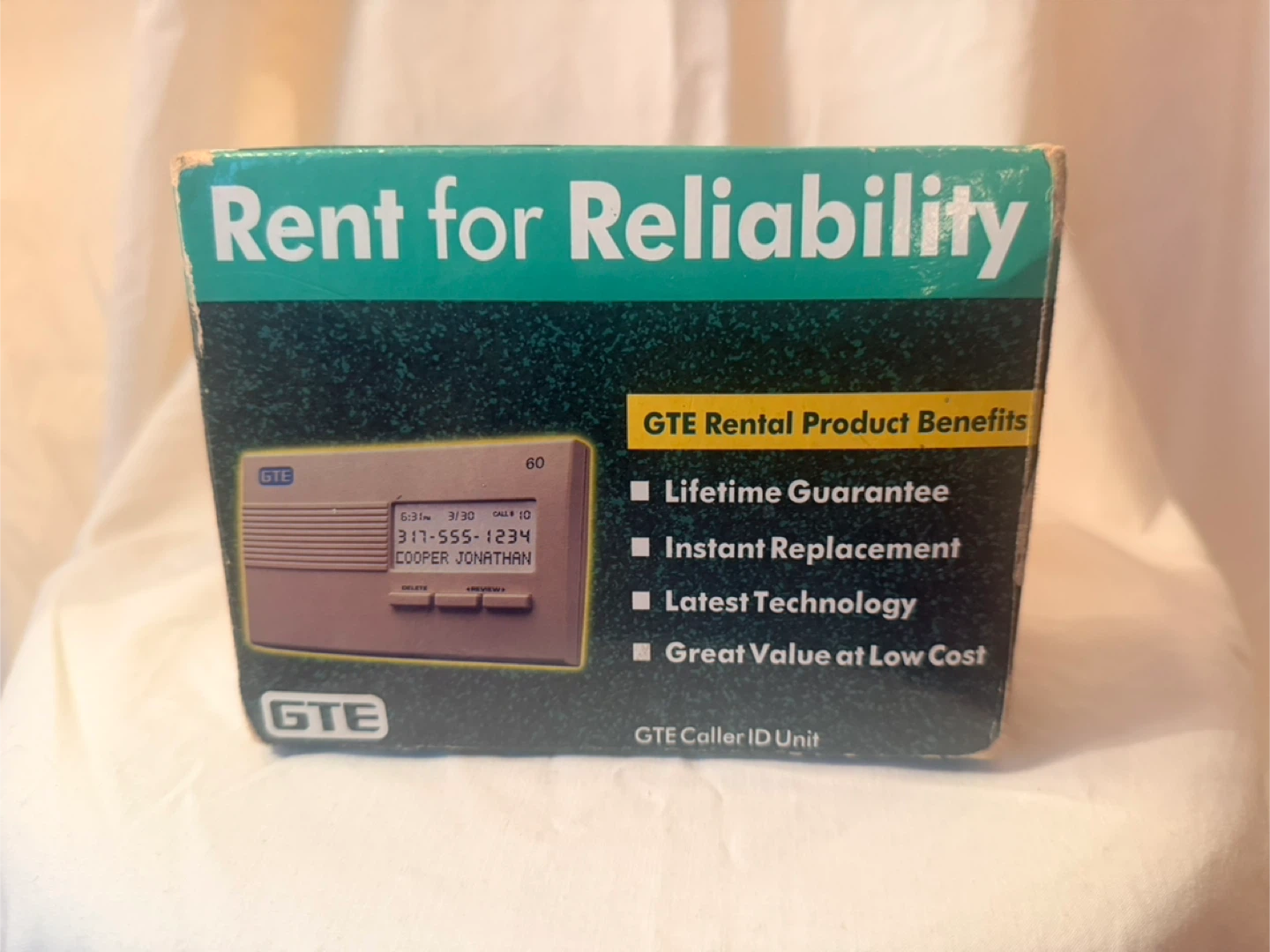 Vintage GTE Caller ID Unit - New in Box!