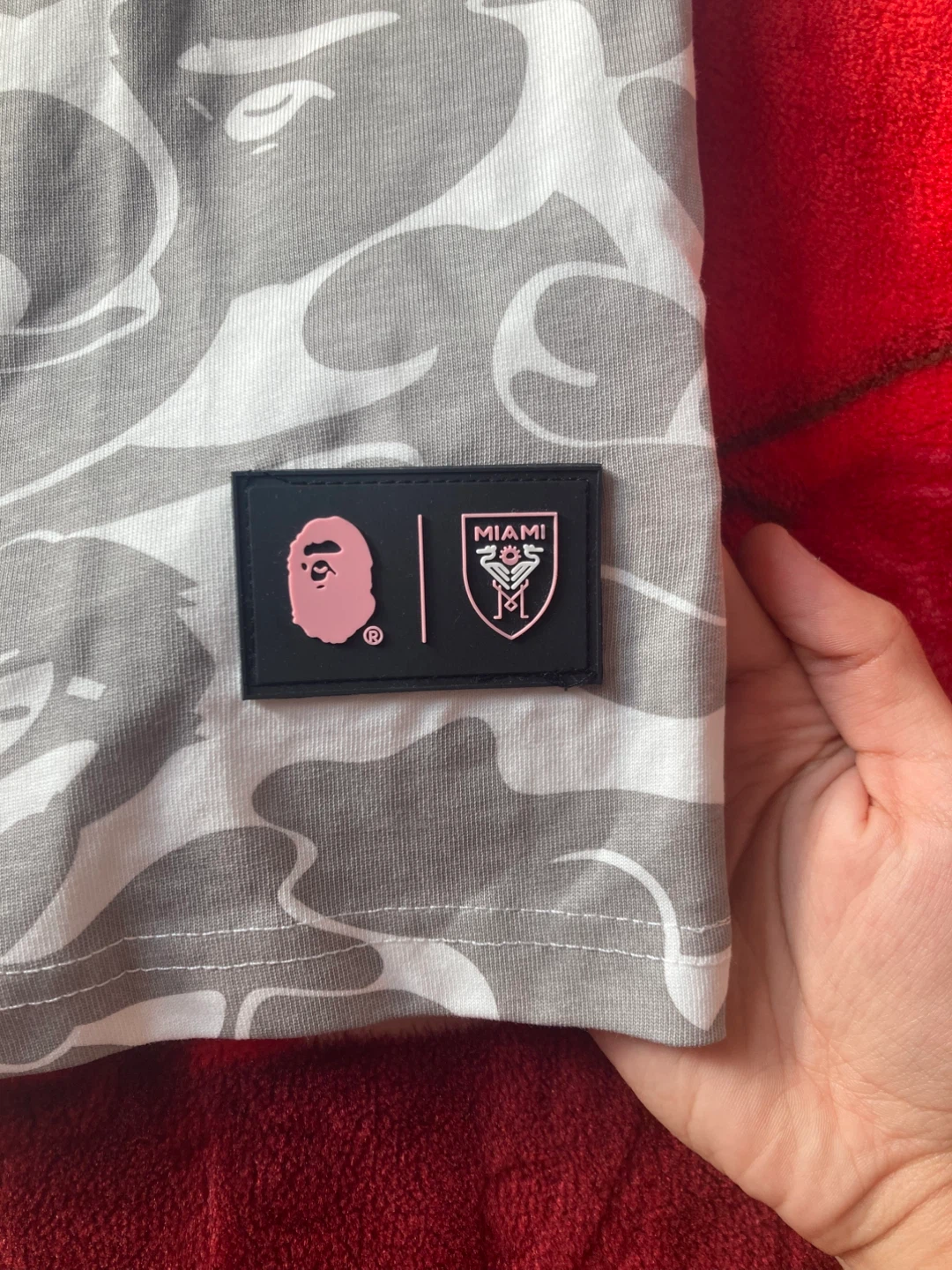 BAPE x Inter Miami CF Camo Tee - photo 4