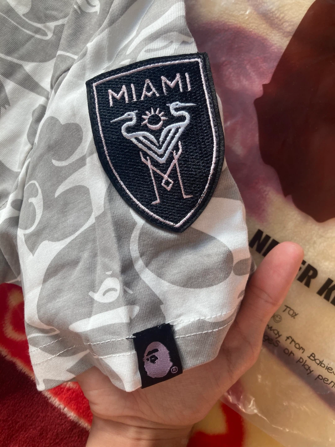 BAPE x Inter Miami CF Camo Tee - photo 3