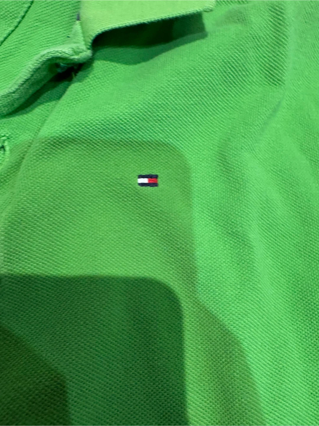 Kids Tommy Hilfiger Green Polo Shirt - Size L (12/14) - photo 4