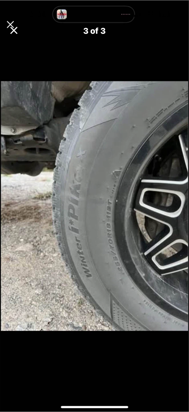 Hankook Winter i*Pike X 265/70R18 Tire - photo 2