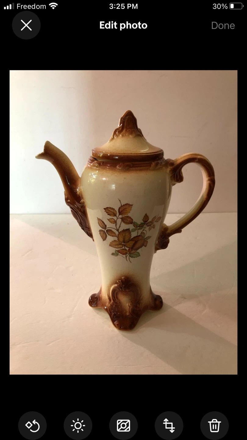 Vintage Brown Teapot.