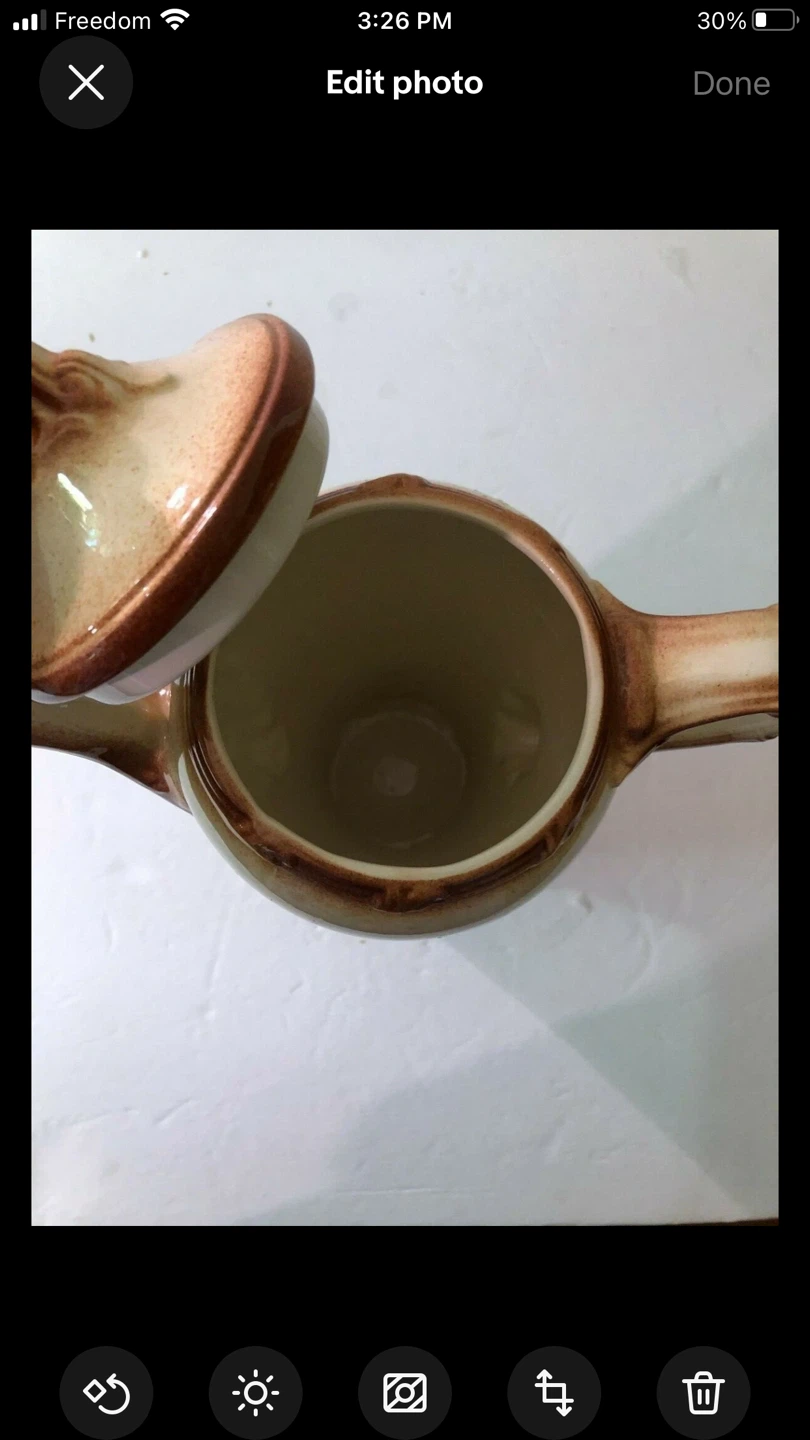 Vintage Brown Teapot. - photo 4